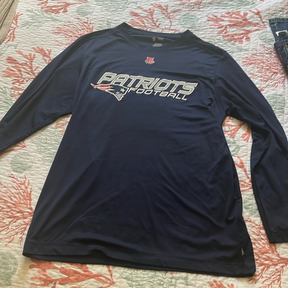 Men’s NFL Patriots Long Sleeve Shirt - Picture 1 of 4